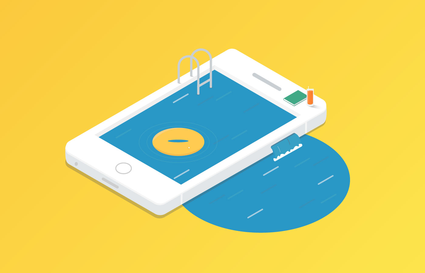 iPhone Pool Graphic