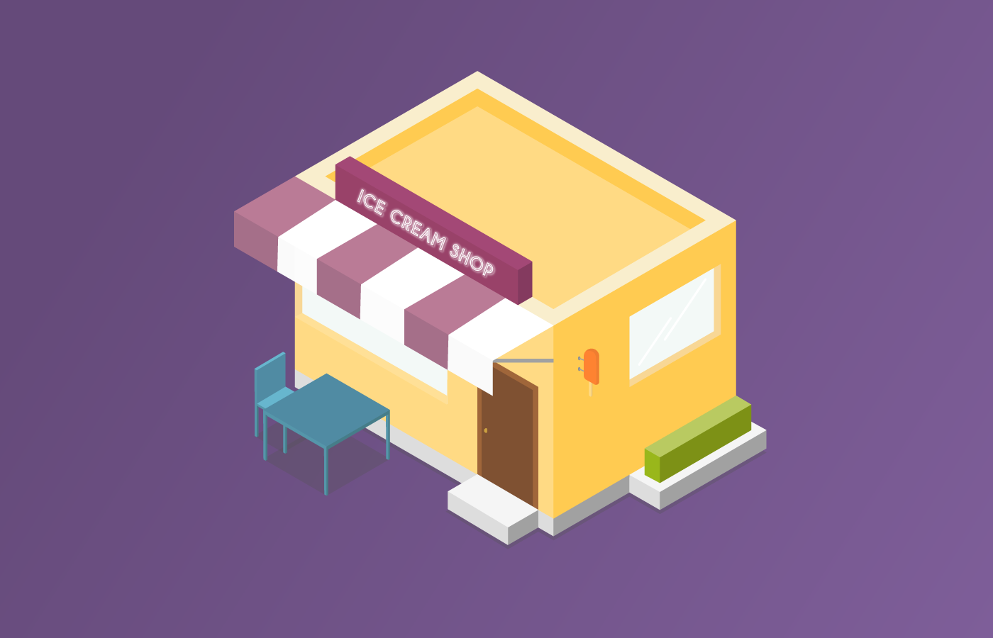 Ice Cream Shop Graphic