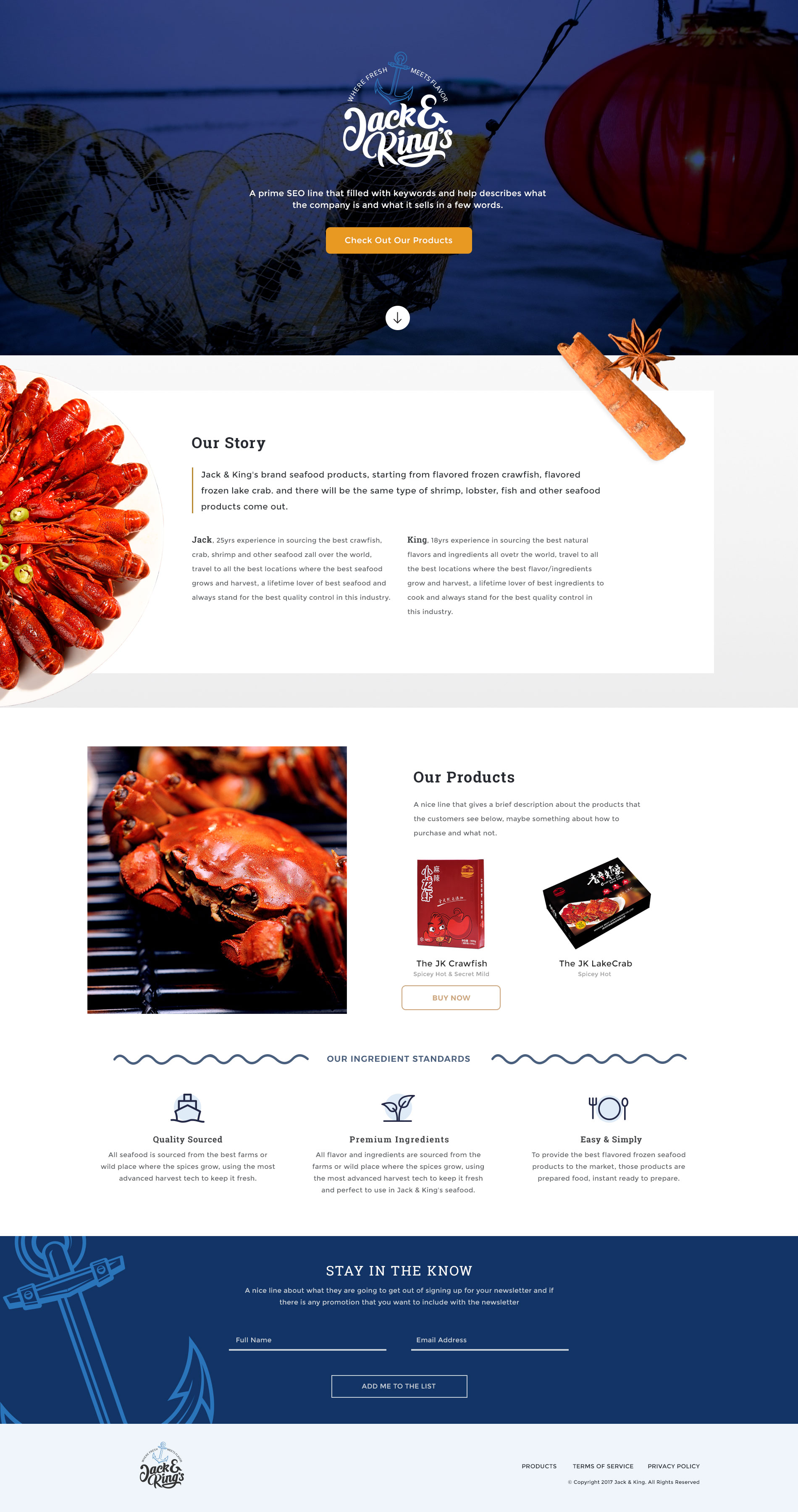 Jack & King's Website