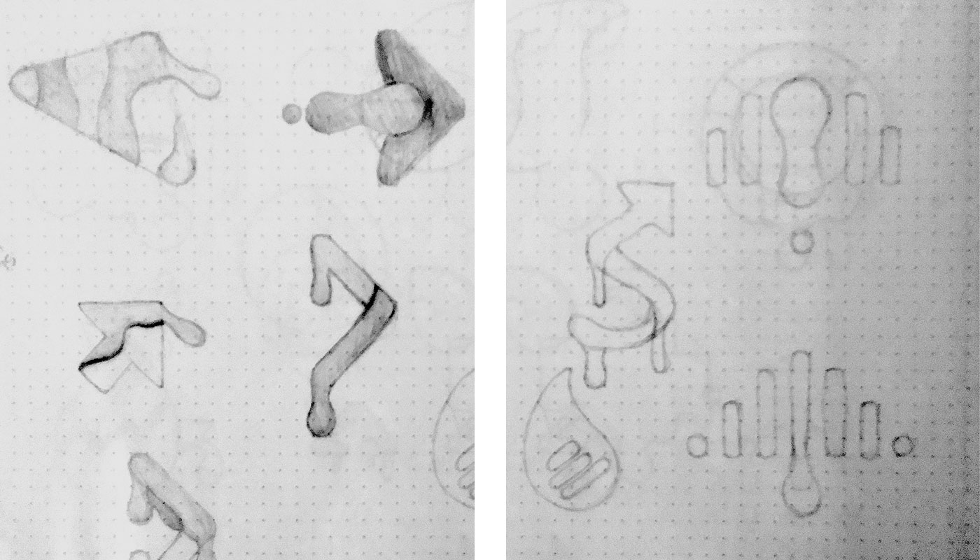 LazySauce Logo Sketching