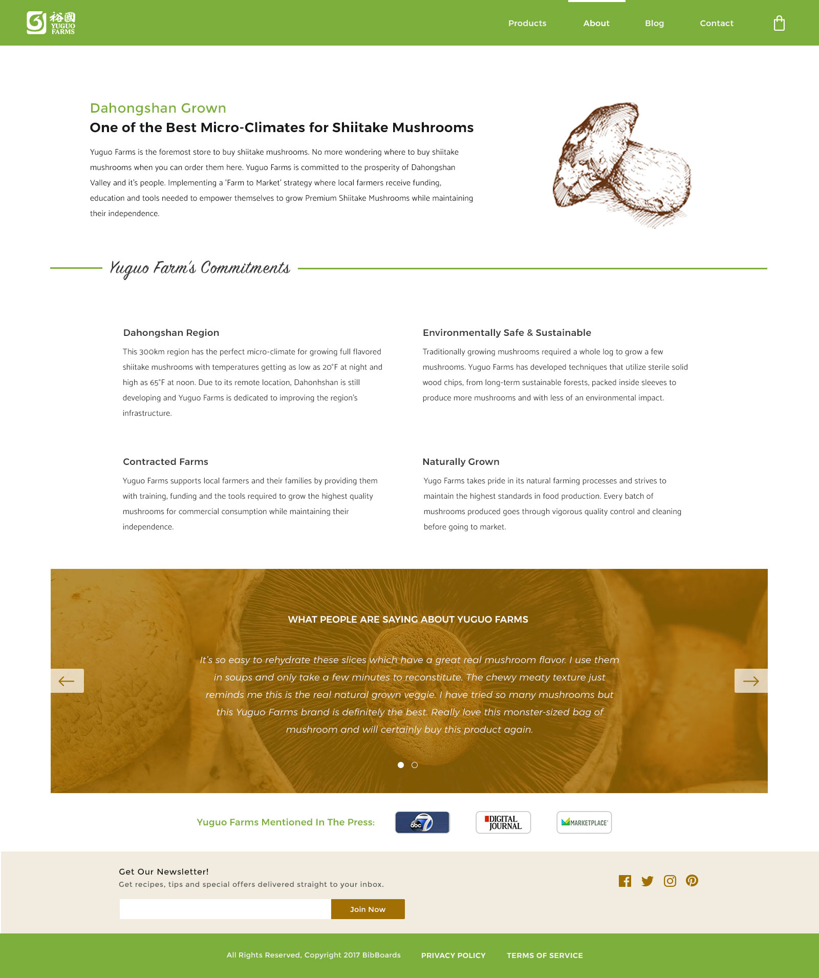 Bibboards product page